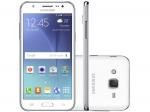 Smartphone Samsung Galaxy J5 Duos 16GB Branco - Dual Chip 4G Câm. 13MP + Selfie 5MP com Flash
