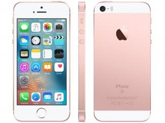 iPhone SE Apple 16GB Ouro Rosa 4G Tela 4" Retina - Câm. 12MP iOS 10 Proc. Chip A9 Touch ID